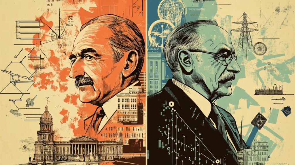 Keynes vs Hayek : deux visions de l&rsquo;économie qui ont forgé le capitalisme moderne et la gestion des crises financières